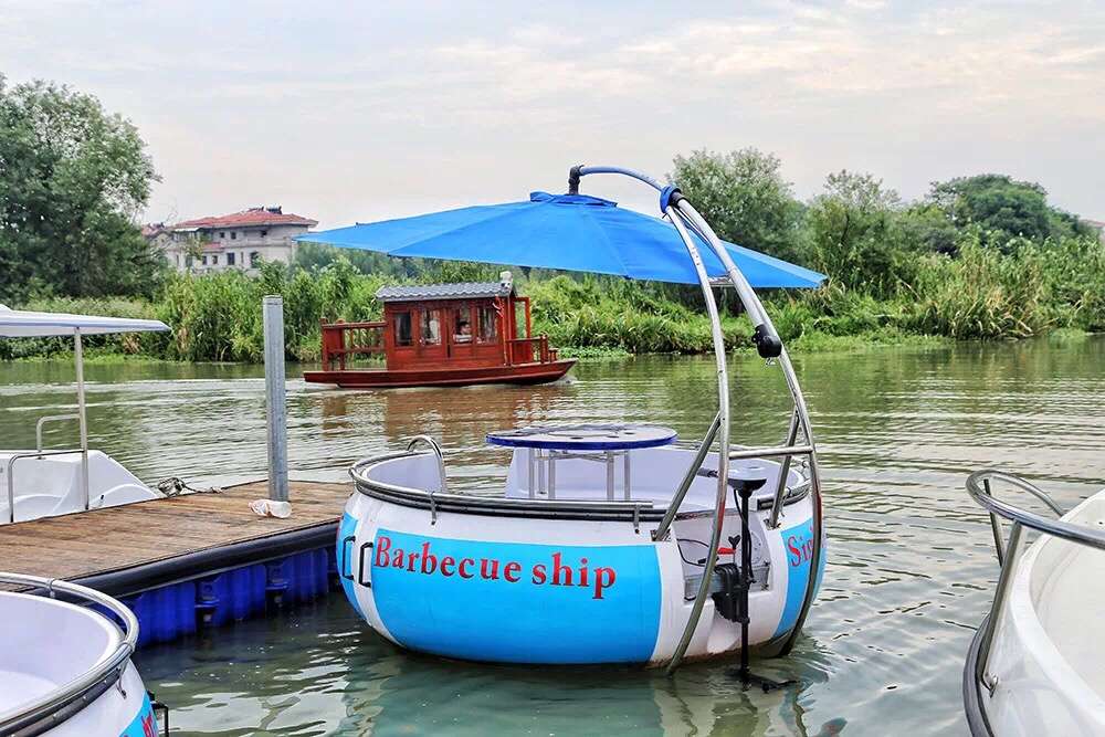 燒烤船，麻將船，BBQ